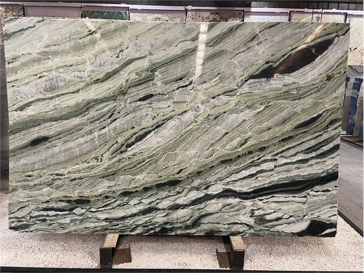 Teilsen Slab Marmor Raggio Verde